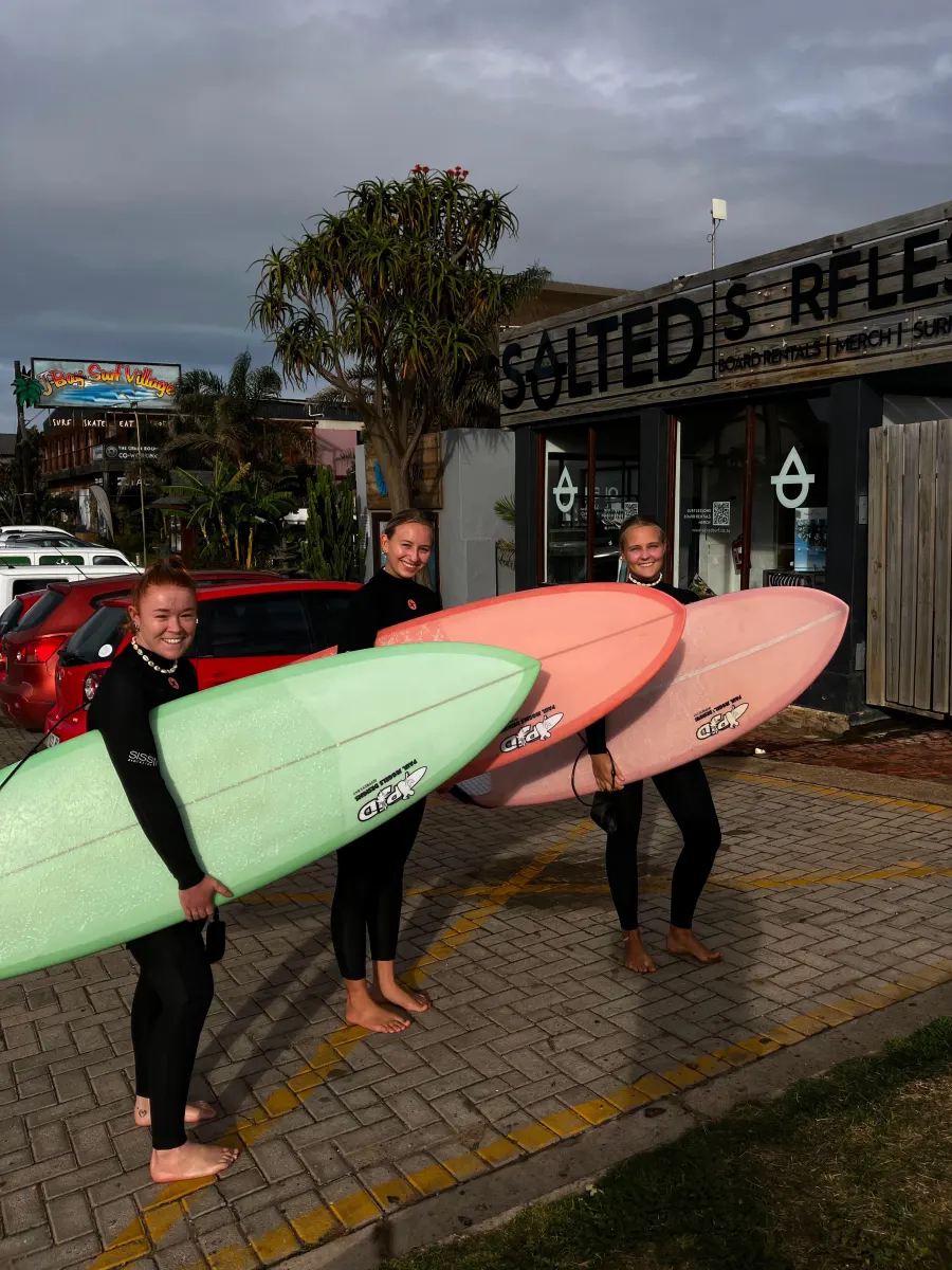 Stoked Surfer — custom hand-shaped surfboard by Paul Jeggels, Jeffreys Bay