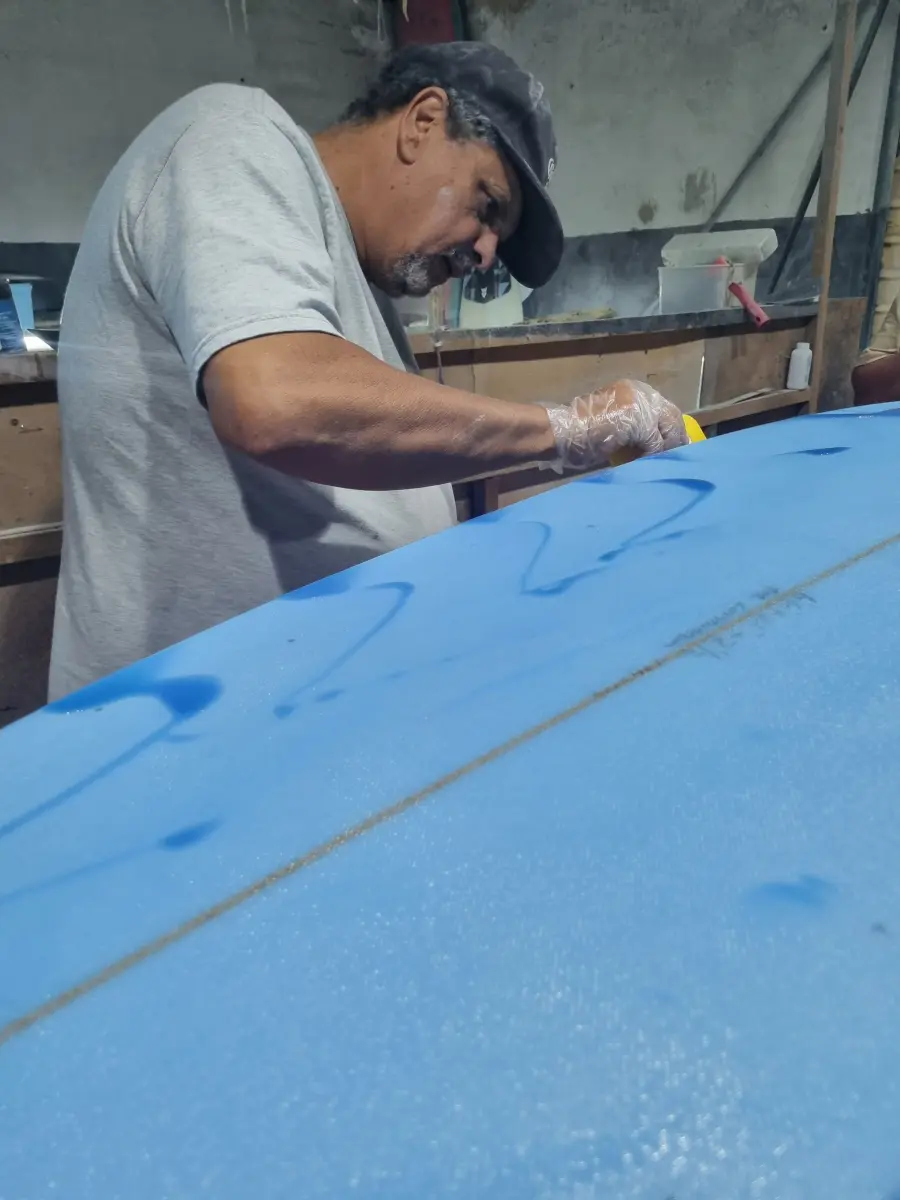 Surfboard Glassing